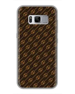 Чехол для Samsung Galaxy S8 (G950) с картинкой «Gucci — золотые диагонали»
