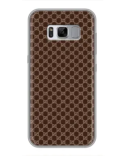 Чохол для Samsung Galaxy S8 (G950) з картинкою «Gucci — шоколадна сітка»