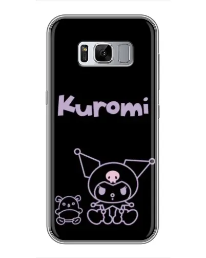 Чехол для Samsung Galaxy S8 (G950) с картинкой «Kuromi — черный минимализм»