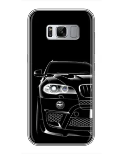 Чехол для Samsung Galaxy S8 (G950) с картинкой «Темный силуэт BMW»