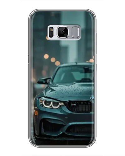 Чехол для Samsung Galaxy S8 (G950) с картинкой «BMW в огнях города»