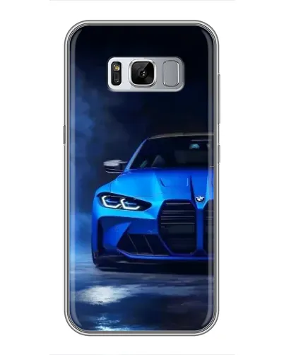 Чехол для Samsung Galaxy S8 (G950) с картинкой «Голубая BMW M4»