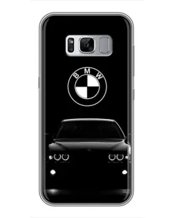 Чехол для Samsung Galaxy S8 (G950) с картинкой «BMW — взгляд из темноты»
