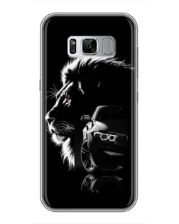 Чехол для Samsung Galaxy S8 (G950) с картинкой «BMW и лев»