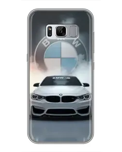 Чохол для Samsung Galaxy S8 (G950) з картинкою «BMW в білому диму»