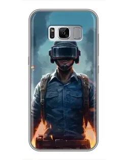 Чехол для Samsung Galaxy S8 (G950) с картинкой «PUBG — реалистичный герой»