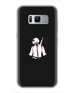 Чехол для Samsung Galaxy S8 (G950) с картинкой «PUBG — силуэт воина»