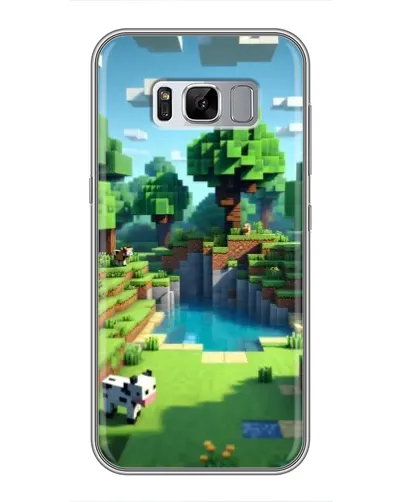 Чехол для Samsung Galaxy S8 (G950) с картинкой «Minecraft летний день»