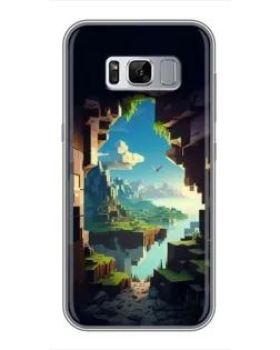 Чехол для Samsung Galaxy S8 (G950) с картинкой «Вид из пещеры»
