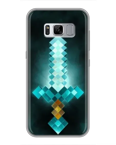 Чехол для Samsung Galaxy S8 (G950) с картинкой «Алмазный меч неон»