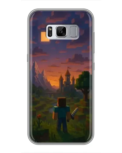 Чехол для Samsung Galaxy S8 (G950) с картинкой «Стив у башни»