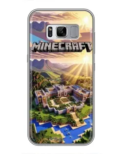 Чехол для Samsung Galaxy S8 (G950) с картинкой «Minecraft панорама»