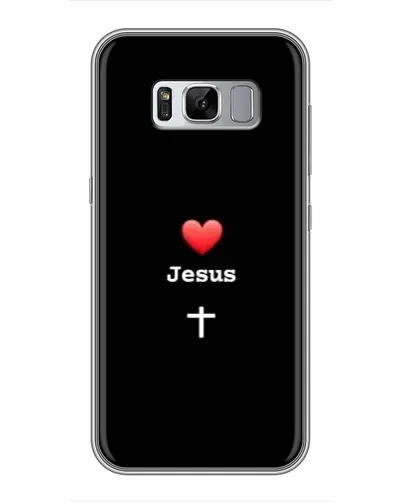 Чехол для Samsung Galaxy S8 (G950) с картинкой «Сердце - Jesus» Чехол для Samsung Galaxy S8 (G950) с картинкой «Сердце - Jesus»