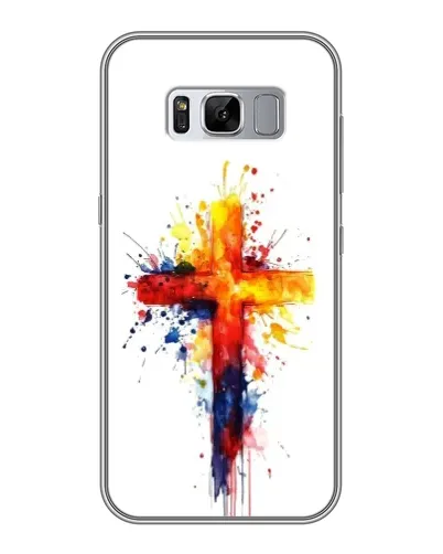 Чехол для Samsung Galaxy S8 (G950) с картинкой «Акварельный крест» Чехол для Samsung Galaxy S8 (G950) с картинкой «Акварельный крест»