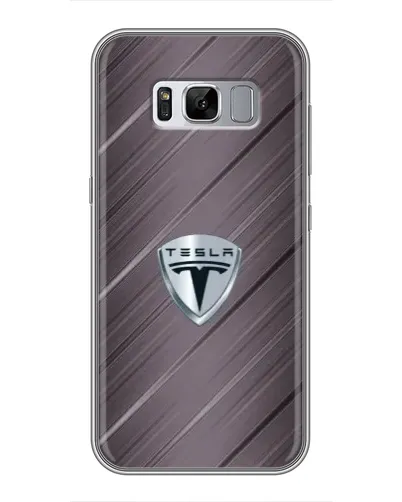 Чехол для Samsung Galaxy S8 (G950) с картинкой «Металлическая текстура Tesla» Чехол для Samsung Galaxy S8 (G950) с картинкой «Металлическая текстура Tesla»