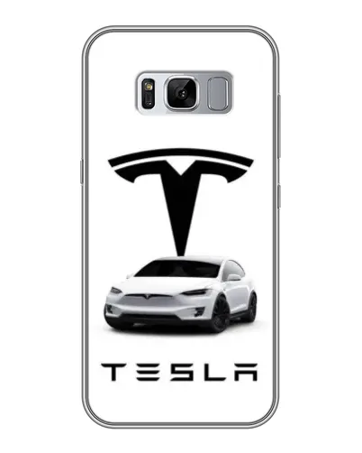 Чехол для Samsung Galaxy S8 (G950) с картинкой «Tesla White Style» Чехол для Samsung Galaxy S8 (G950) с картинкой «Tesla White Style»