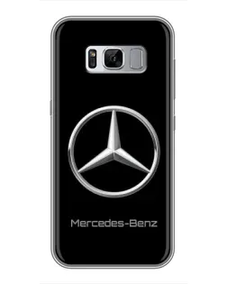 Чехол для Samsung Galaxy S8 (G950) с картинкой «Mercedes Silver Logo»