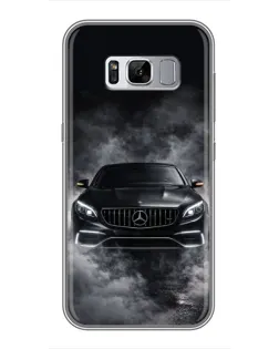 Чехол для Samsung Galaxy S8 (G950) с картинкой «Mercedes в дыму»
