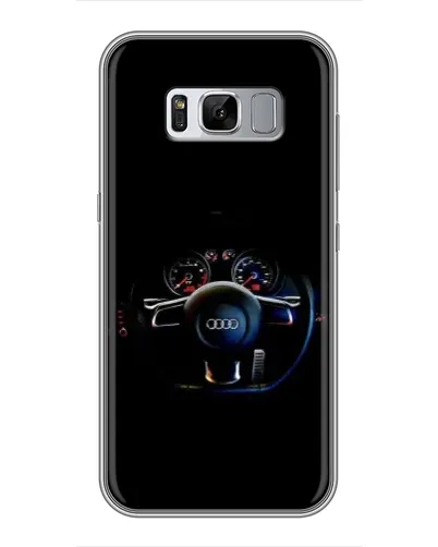 Чехол для Samsung Galaxy S8 (G950) с картинкой «Салон Audi — руль»