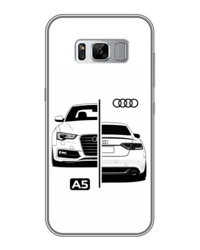 Чехол для Samsung Galaxy S8 (G950) с картинкой «Audi — контрастный дизайн»