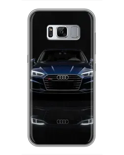 Чехол для Samsung Galaxy S8 (G950) с картинкой «Audi — ночное отражение»