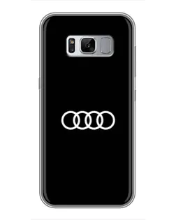 Чехол для Samsung Galaxy S8 (G950) с картинкой «Audi White Logo»
