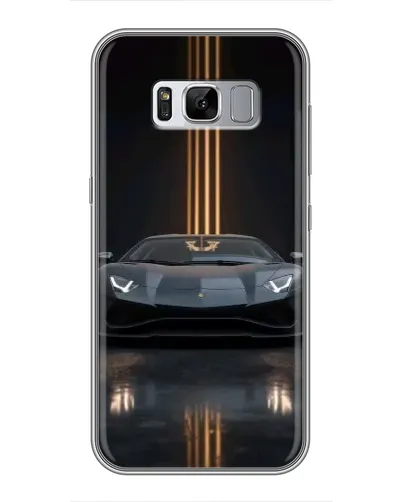 Чехол для Samsung Galaxy S8 (G950) с картинкой «Lamborghini золотые линии»