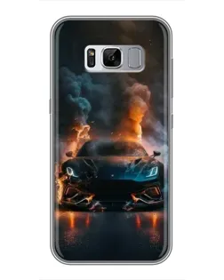 Чехол для Samsung Galaxy S8 (G950) с картинкой «Lamborghini дымная эстетика»
