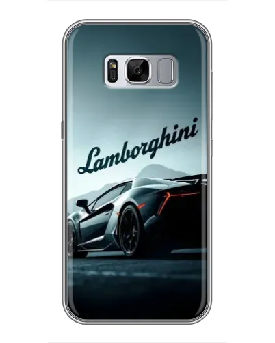 Чехол для Samsung Galaxy S8 (G950) с картинкой «Классическая надпись Lamborghini»