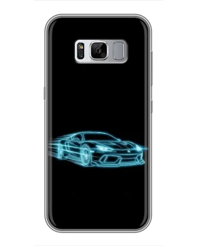 Чехол для Samsung Galaxy S8 (G950) с картинкой «Неоновый контур Lamborghini»