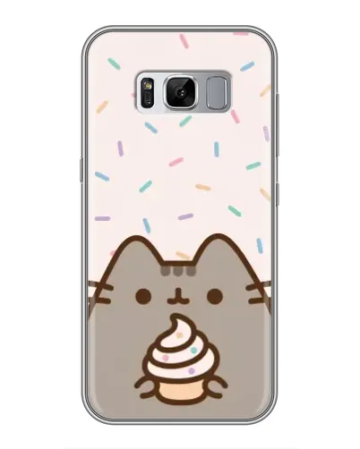 Чехол для Samsung Galaxy S8 (G950) с картинкой «Пушин с кексом»