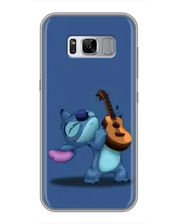 Чехол для Samsung Galaxy S8 (G950) с картинкой «Стич с укулеле»