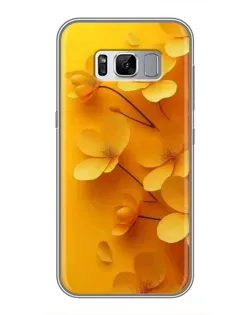 Чехол для Samsung Galaxy S8 (G950) с картинкой «Золотые лепестки»