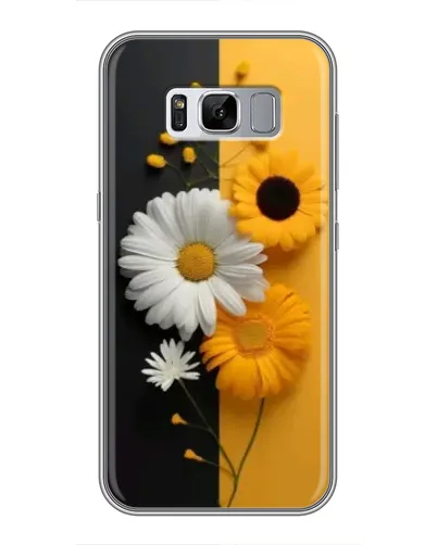 Чехол для Samsung Galaxy S8 (G950) с картинкой «Подсолнух и ромашка»