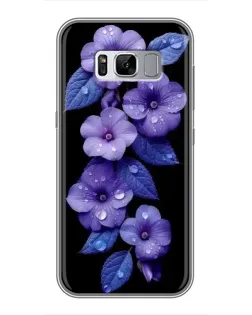 Чохол для Samsung Galaxy S8 (G950) з картинкою «Фіолетові квіти з росою» Чохол для Samsung Galaxy S8 (G950) з картинкою «Фіолетові квіти з росою»