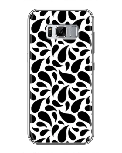 Чехол для Samsung Galaxy S8 (G950) с картинкой «Контрастные черные капли»