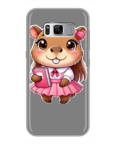 Чехол для Samsung Galaxy S8 (G950) с картинкой «Девочка капибара» Чехол для Samsung Galaxy S8 (G950) с картинкой «Девочка капибара»