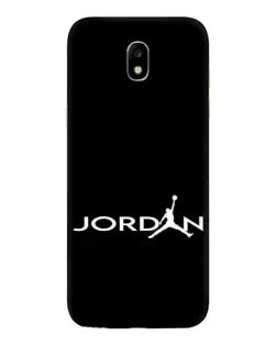 Чехол для Samsung Galaxy J5 2017 (J530F EU) с картинкой «Jordan White Logo»