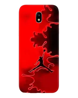Чехол для Samsung Galaxy J5 2017 (J530F EU) с картинкой «Jordan Red Smoke»