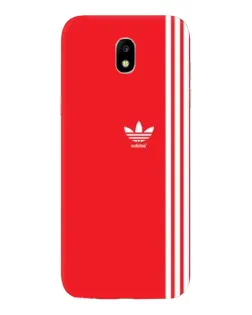 Чехол для Samsung Galaxy J5 2017 (J530F EU) с картинкой «Красный минимализм Adidas»
