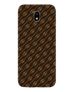 Чехол для Samsung Galaxy J5 2017 (J530F EU) с картинкой «Gucci — золотые диагонали»