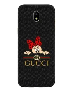 Чехол для Samsung Galaxy J5 2017 (J530F EU) с картинкой «Минни Маус Gucci — черный»
