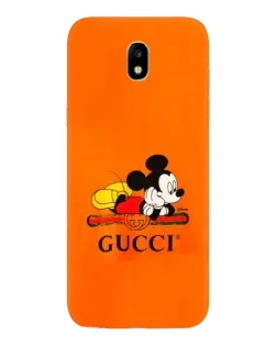 Чехол для Samsung Galaxy J5 2017 (J530F EU) с картинкой «Микки Маус Gucci — оранж»