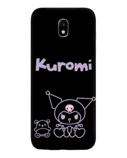 Чехол для Samsung Galaxy J5 2017 (J530F EU) с картинкой «Kuromi — черный минимализм»