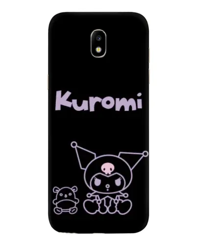 Чехол для Samsung Galaxy J5 2017 (J530F EU) с картинкой «Kuromi — черный минимализм»