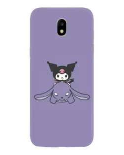 Чехол для Samsung Galaxy J5 2017 (J530F EU) с картинкой «Kuromi на лиловом фоне» Чехол для Samsung Galaxy J5 2017 (J530F EU) с картинкой «Kuromi на лиловом фоне»