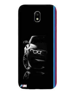 Чехол для Samsung Galaxy J5 2017 (J530F EU) с картинкой «Силуэт BMW в темноте»