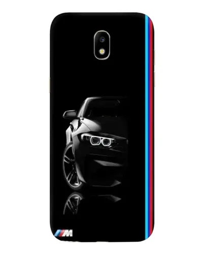 Чехол для Samsung Galaxy J5 2017 (J530F EU) с картинкой «Силуэт BMW в темноте»
