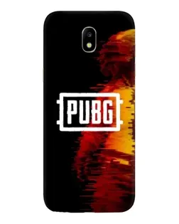 Чехол для Samsung Galaxy J5 2017 (J530F EU) с картинкой «Яркий логотип PUBG»