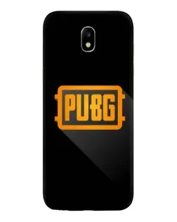 Чехол для Samsung Galaxy J5 2017 (J530F EU) с картинкой «PUBG — рамка лого»
